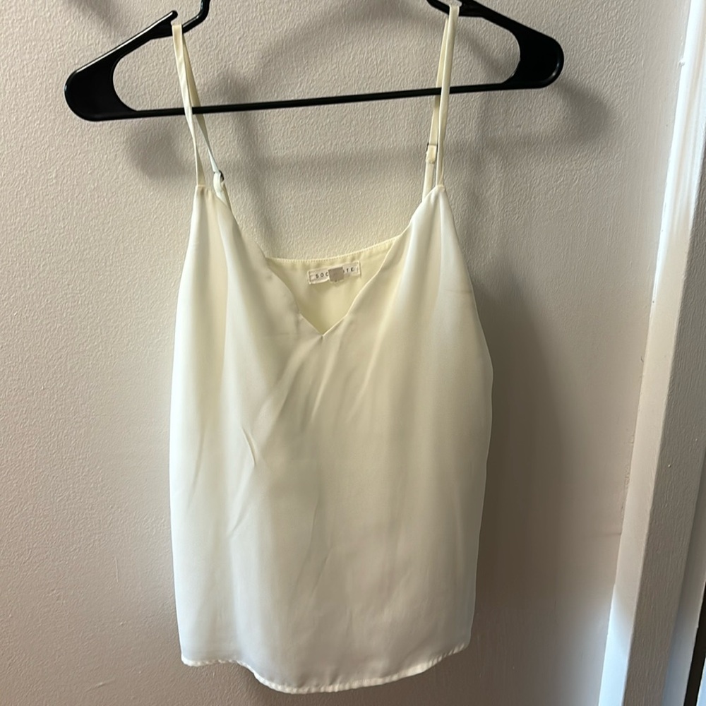 Scalloped blouse cami